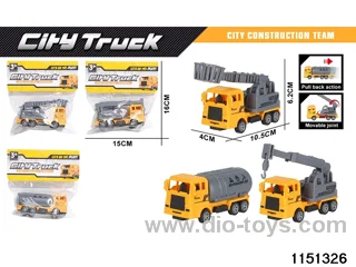 Pull Back Construction Vehicle Set