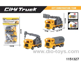 Pull Back Construction Vehicle Set