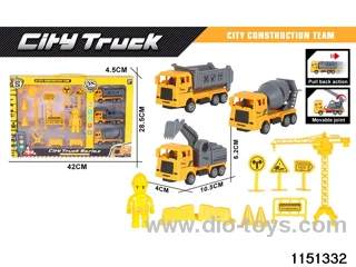 Pull Back Construction Vehicle Set