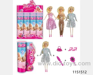 12pcs 11.5 inch doll with light/music，3 asstd