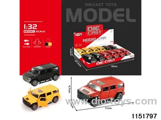 1:32 Pull Back Alloy Car