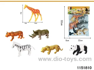 wild animal（6pcs）