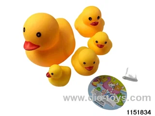 Aqua Vinyl Duck（5pcs）