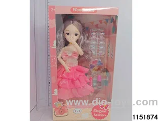 12 inch 26 jointed doll