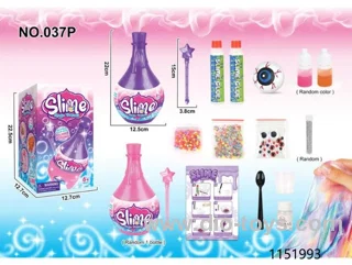 DIY slime in color box