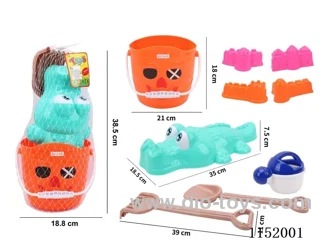 Beach Pirate Bucket 9PCS