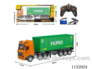 1:18 9ch rc alloy Container truck