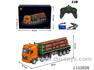 1:18 9ch rc alloy Timber transporter