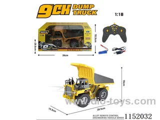1:18 9ch rc alloy Dump Truck