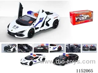 pull back alloy car W L/M 2 colors mixed