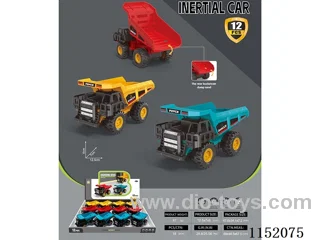 Inertia Construction Vehicle 3 Colours Mixed-12pcs/box