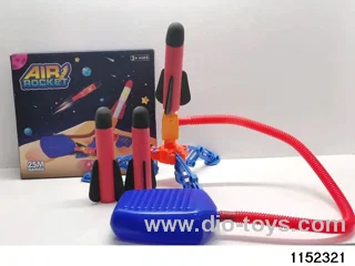 Foot mounted rocket set