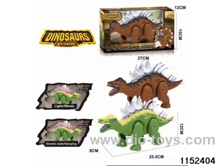 Electric sound and light stegosaurus