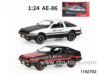 1:24 sound and light pull back car