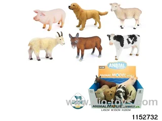 Vinyl Cotton Filled Animal Set