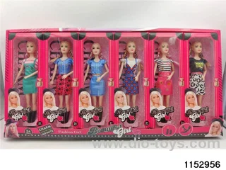 11 inch 9 joint Barbie doll set