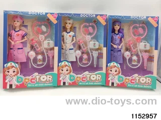 11 inch 9 joint Barbie doll set