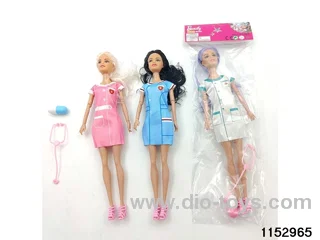 11 inch 9 joint Barbie doll set