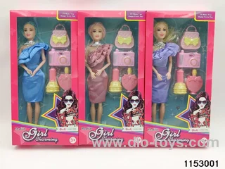 11 inch 9 joint Barbie doll set