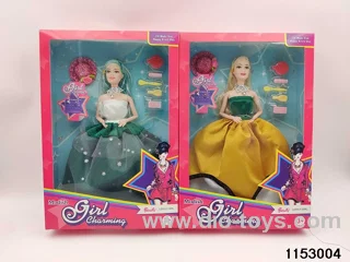 11 inch 9 joint Barbie doll set