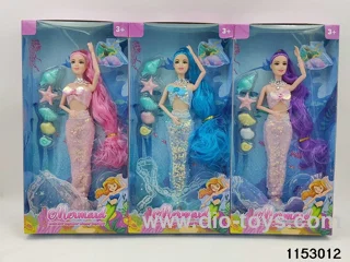 11 inch 9 joint Barbie doll set