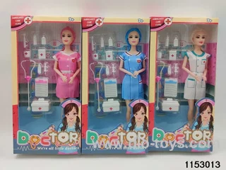 11 inch 9 joint Barbie doll set