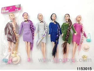 11 inch 9 joint Barbie doll set