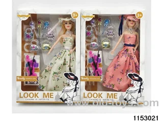 11 inch 9 joint Barbie doll set