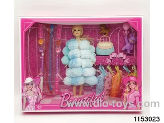 11 inch 9 joint Barbie doll set