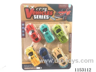 pull back car set 6PCS