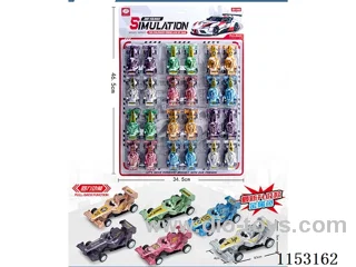 6Colour pull back cart(Metallic colour)24PCS