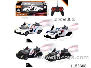 1:24 5ch 27MHZ rc car with spray not included battery 2MIXED