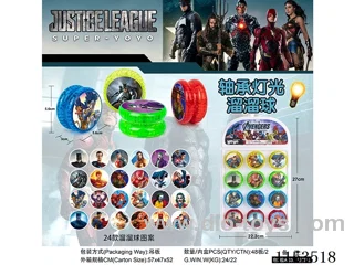 Justice League Bearing Lighted Yoyos 12PCS