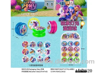 Pony Paulie bearing lighted yo-yo 12PCS