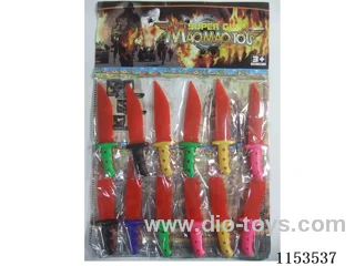 Military knife 12 bags/plate