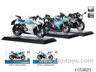 1:12 Scooter Alloy Warhawk Motorcycle with Stand