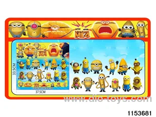 3 inch Sneaky Peek-a-boo Figurine Set
