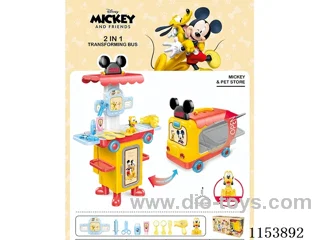 2 in 1 Mickey Pet Station Transformer bus