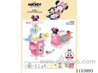 2 in 1 Minnie Pet Station Transformer bus