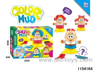DIY Colourful Clay Barber