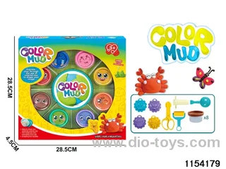 DIY colourful clay series (8 bottles)