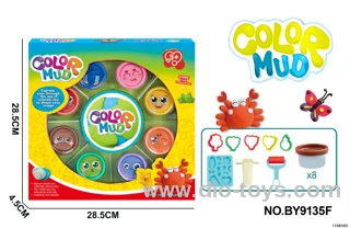 DIY colourful clay series (8 bottles)