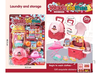 Laundry storage desk