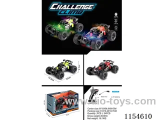 1:18 2.4G rc car with light included battery