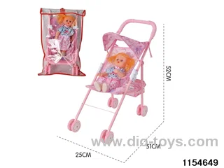 Trolley with 16 inch doll with IC