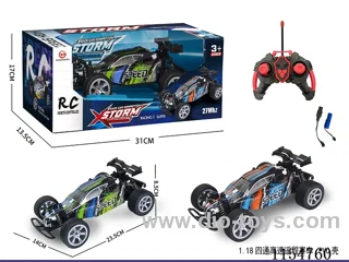 1:18 4ch rc car 2 colors mixed included battery