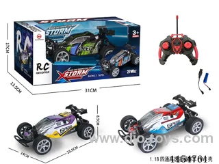 1:18 4ch rc car 2 colors mixed included battery
