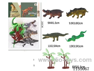 5″Animals 4pcs+2trees