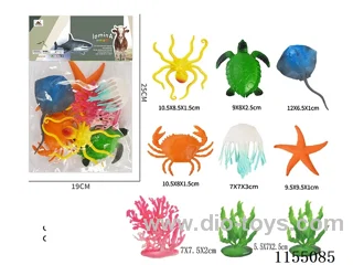 5’ Ocean 6 only + 2 coral