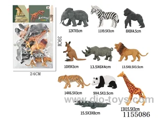 6″Animals 10pcs